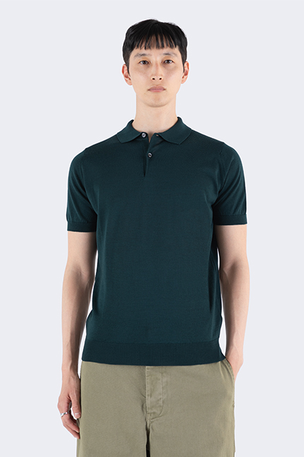 Men's Knitted Polo Shirts | Merino & Sea Island Cotton