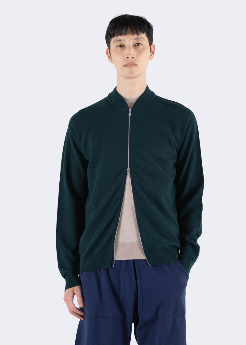 トップス JOHN SMEDLEY for UA John Smedley - Tapton Slim-Fit Merino Wool Half-Zip Sweater