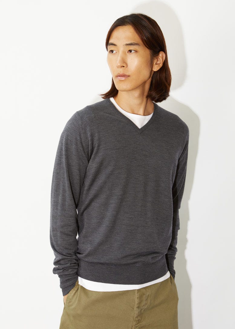 Men s Fine Knit Jumpers Polo Shirts John Smedley UK John Smedley
