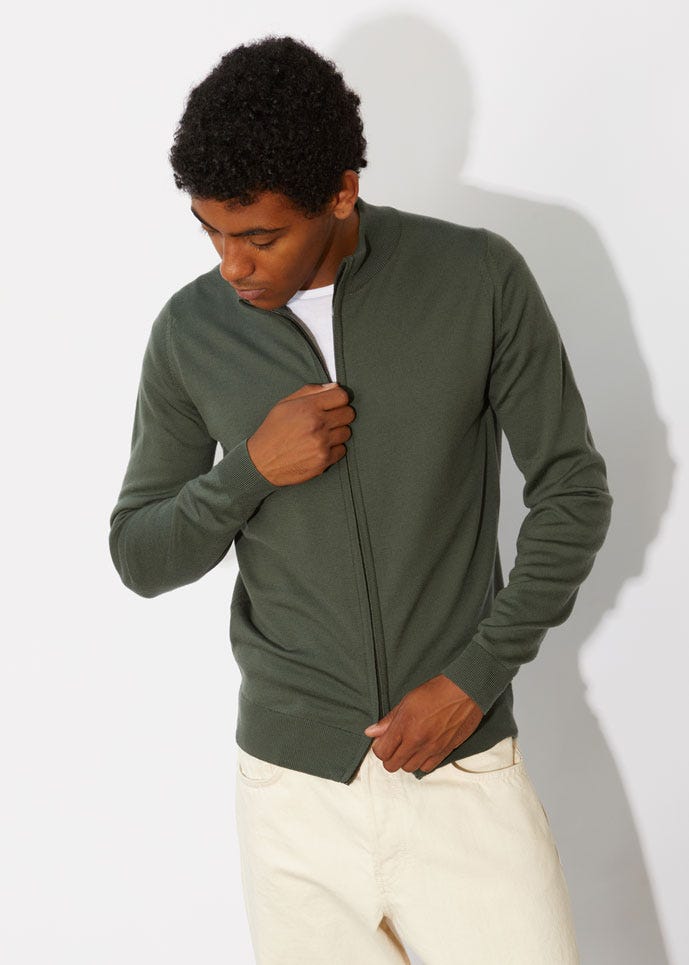 Burley Extra Fine Merino Wool Cardigan | John Smedley