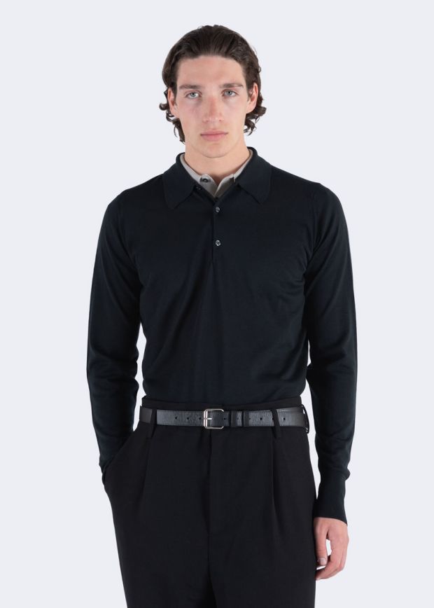Dorset - Extra Fine Merino Wool Polo Shirt | John Smedley UK