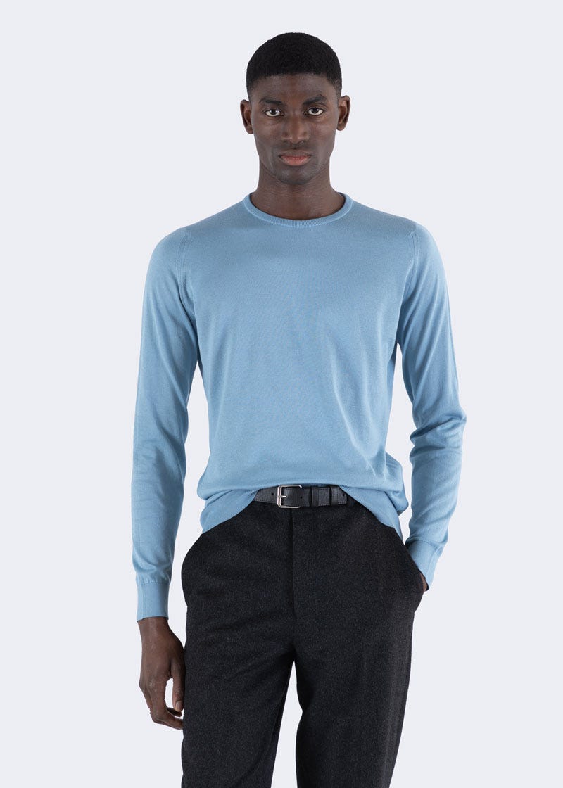 Men's Sea Island Cotton Shirts & More | John Smedley UK