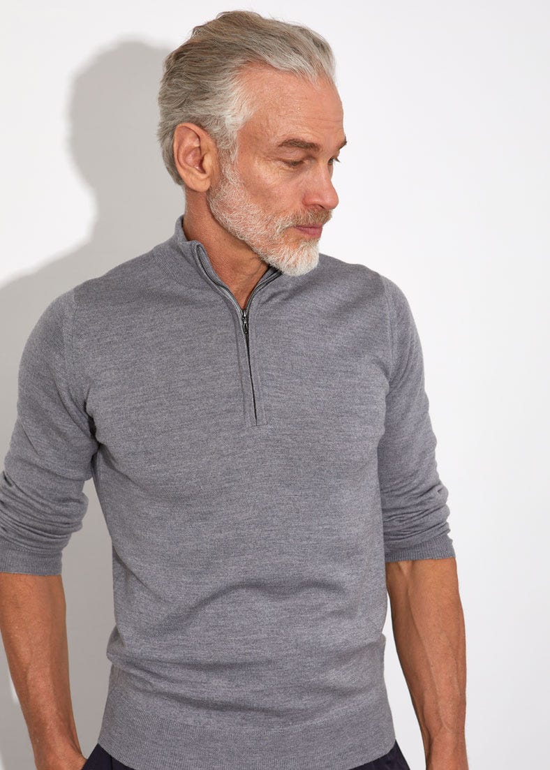 Tapton Extra Fine Merino Wool Pullover | John Smedley