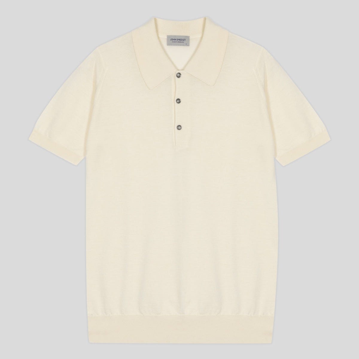 Peaks Polo Shirt in Chalk, XL
