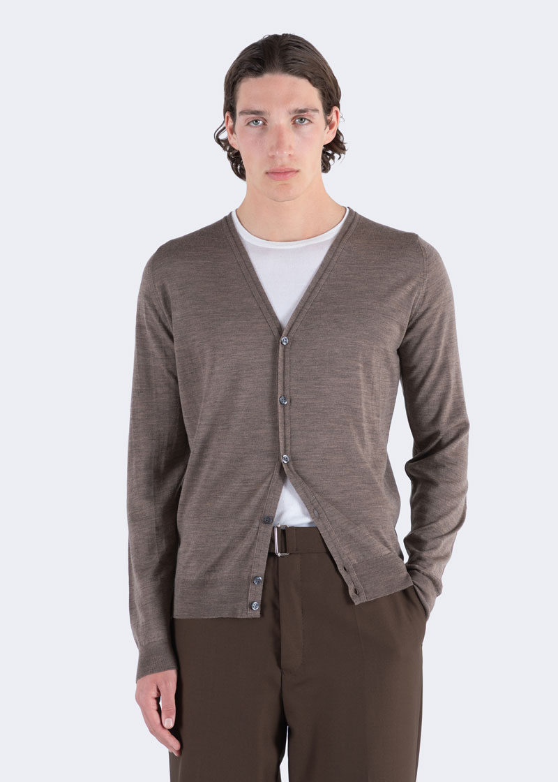 Men's Knitted Cardigans | Merino & Sea Island Cotton | John